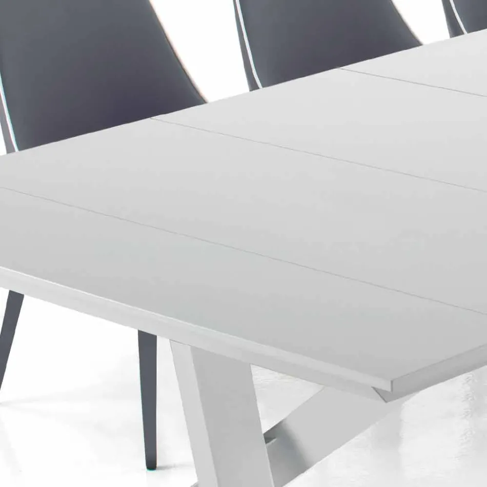 Tavolo Consolle Allungabile fino a 325 cm in Melaminico Made in Italy – Settimmio Viadurini