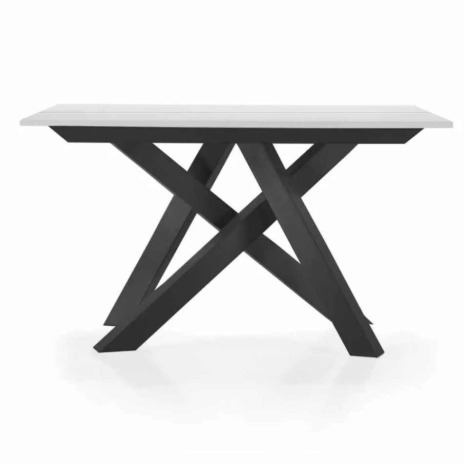 Tavolo Consolle Allungabile fino a 325 cm in Melaminico Made in Italy – Settimmio Viadurini