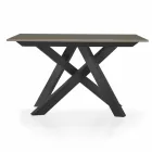 Tavolo Consolle Allungabile fino a 325 cm in Melaminico Made in Italy – Settimmio Viadurini