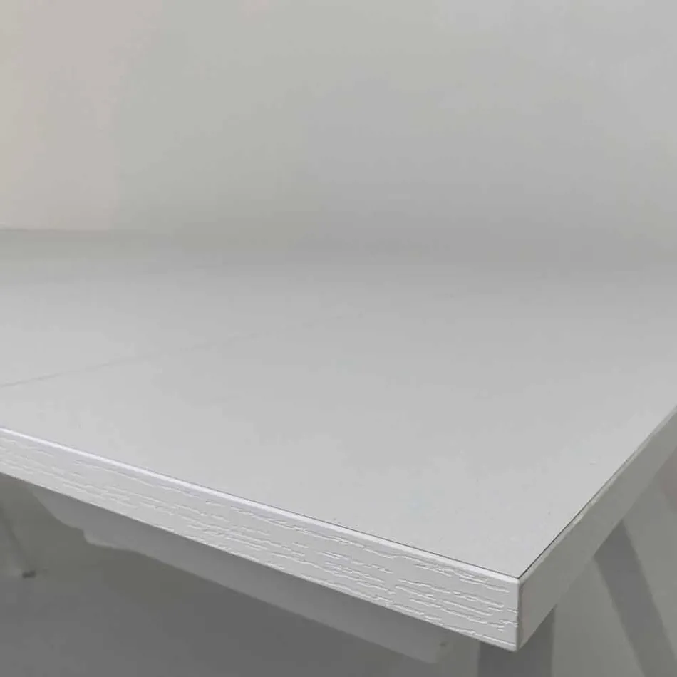 Tavolo Consolle Allungabile fino a 325 cm in Melaminico Made in Italy – Settimmio Viadurini