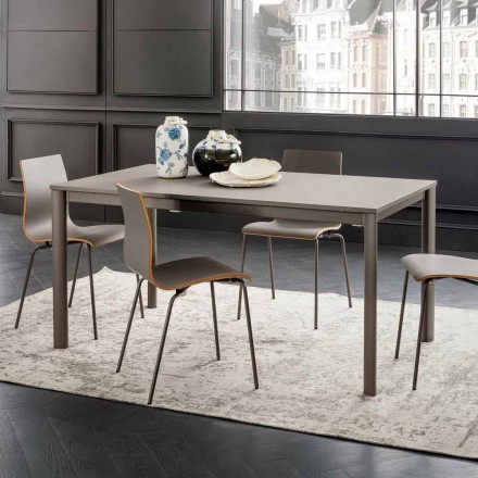 Tavolo Cucina Allungabile Fino a 240 cm in Fenix Realizzato in Italia - Maltese Viadurini