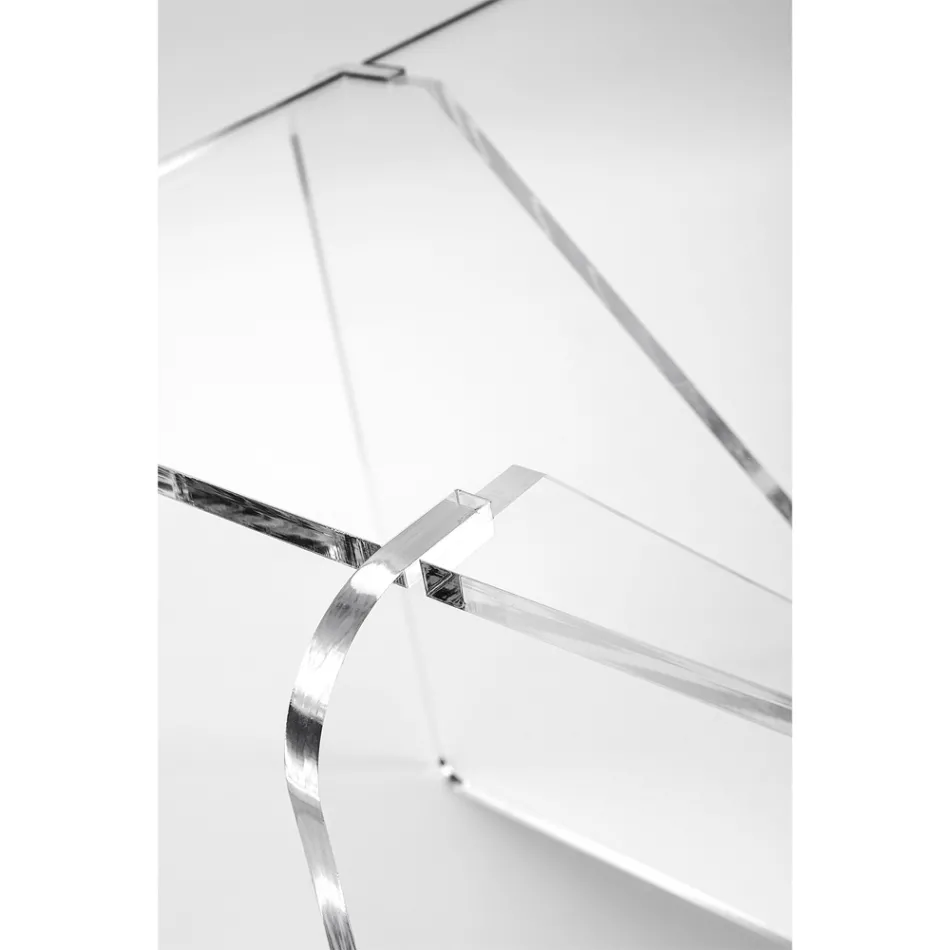 Tavolo da Caffè da Salotto Design in Plexiglass Trasparente o Fumè - Draco Viadurini
