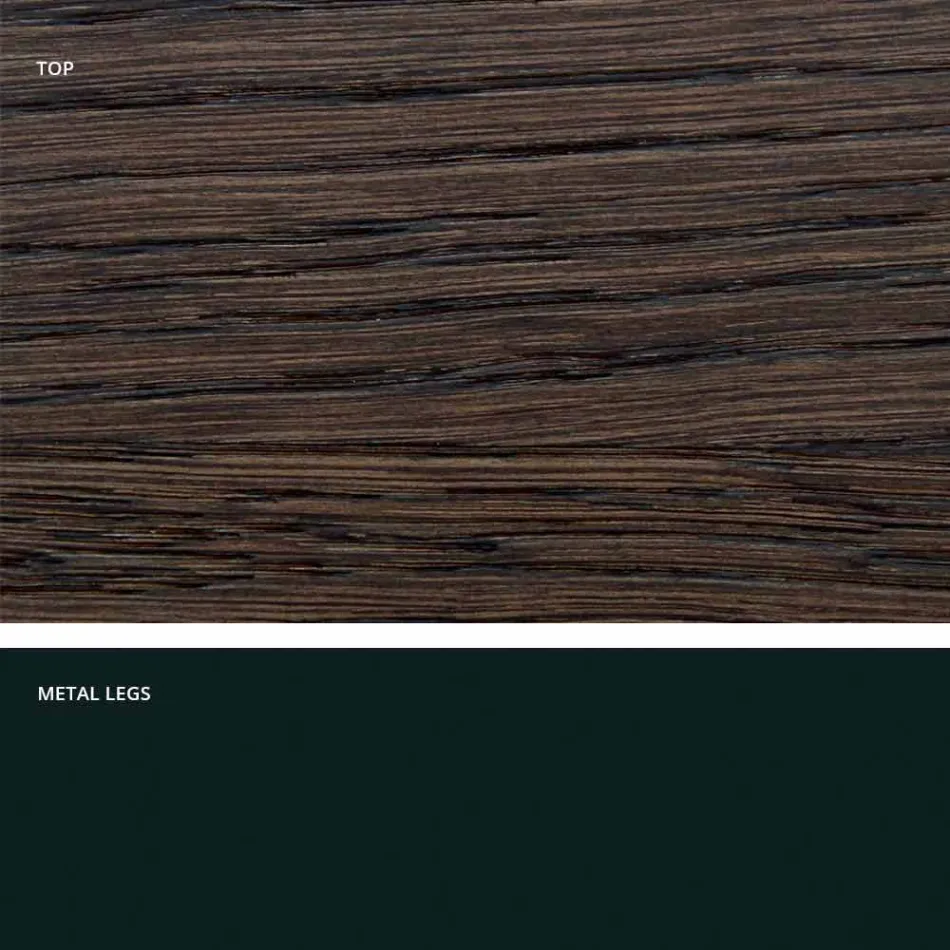 Tavolo da cucina in legno massellato di design made in Italy, Dionigi Viadurini
