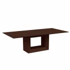 Tavolo da esterno 200x100 cm Vela by Vondom, in resina di polietilene Viadurini