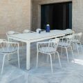Tavolo da Esterno Allungabile a 250 cm in Metallo Made in Italy - Beverly