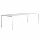 Tavolo da Esterno in Alluminio di Design Moderno per Giardino - Mississippi2 Viadurini