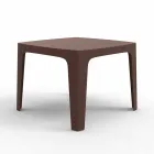 Tavolo da esterno quadrato Solid by Vondom in polipropilene, di design Viadurini