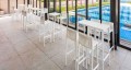 Tavolo da giardino Spritz by Vondom in polipropilene e fibra di vetro