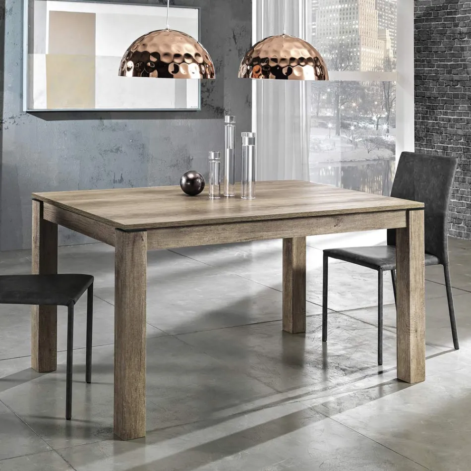 Tavolo da Pranzo Allungabile a 200 cm in Melaminico Made in Italy - Denis Viadurini