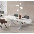 Tavolo da Pranzo Allungabile a 260 cm Effetto Legno Made in Italy - Lenova Viadurini
