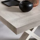 Tavolo da Pranzo Allungabile a 260 cm Effetto Legno Made in Italy - Lenova Viadurini