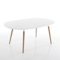 Tavolo da Pranzo Allungabile a 270 cm in Mdf e Legno Massello - Maurizio
