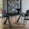 Tavolo da Pranzo Allungabile a 298 cm in Nobilitato Made in Italy - Fedemo