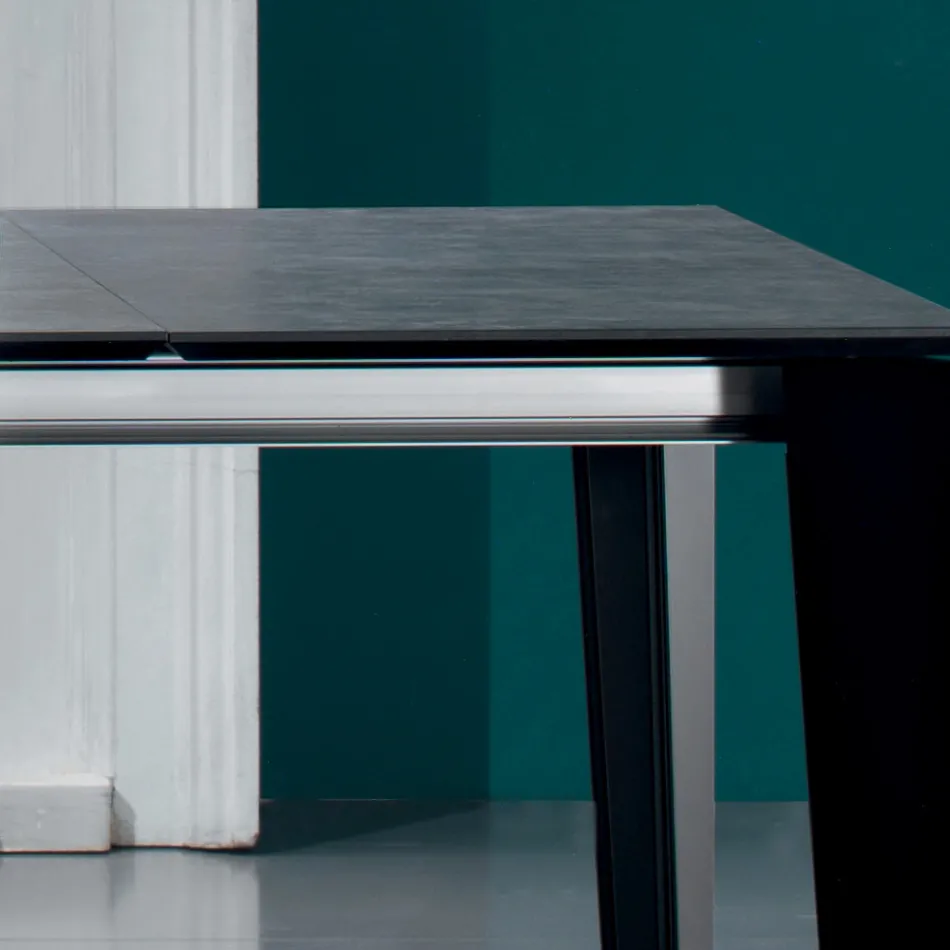 Tavolo da Pranzo Allungabile a 325 cm in Laminato Made in Italy - Settanta Viadurini