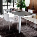 Tavolo da Pranzo Allungabile Fino a 222 cm in Fenix Made in Italy - Vulcano