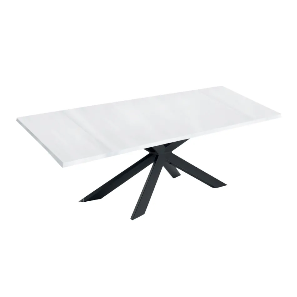 Tavolo da Pranzo Allungabile Fino a 300 cm in Laminato Made in Italy - Grotta Viadurini