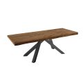 Tavolo da Pranzo Allungabile fino a 300 cm in Legno Impiallacciato – Settimmio