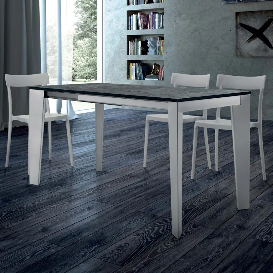 Tavolo da Pranzo Allungabile fino a 310 cm in Melaminico Made in Italy – Settanta Viadurini