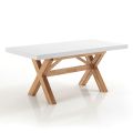 Tavolo da Pranzo Allungabile Fino a 360 cm in Legno Massello - Massimo