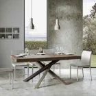 Tavolo da Pranzo Allungabile Fino a 440 cm di Design Made in Italy - Rally Viadurini