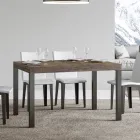 Tavolo da Pranzo Allungabile Fino a 440 cm in Legno e Ferro Made in Italy - Foxy Viadurini