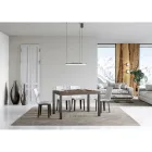Tavolo da Pranzo Allungabile Fino a 440 cm in Legno e Ferro Made in Italy - Foxy Viadurini
