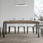 Tavolo da Pranzo Allungabile Fino a 440 cm in Legno e Ferro Made in Italy - Foxy Viadurini