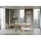 Tavolo da Pranzo Allungabile Fino a 440 cm Piano in Legno Made in Italy - Boan Viadurini