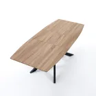 Tavolo da Pranzo Allungabile in Metallo e MDF - Iridio Viadurini