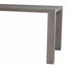 Tavolo da pranzo design moderno in rovere massello, L160xP90cm, Loran Viadurini