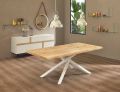 Tavolo da Pranzo di Design in Legno e Metallo Made in Italy - Skipper