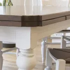 Tavolo da Pranzo in Frassino e 4 Sedie Incluse Made in Italy - Rafael Viadurini