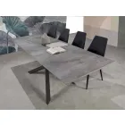 Tavolo da Pranzo Moderno Allungabile, Piano Laminato - Marliana Viadurini