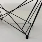 Tavolo da Pranzo Piano in Laminam e Base in Acciaio Made in Italy – Ezzellino Viadurini