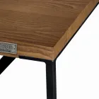 Tavolo da Pranzo Piano in Legno Massello Listellare Made in Italy - Adelio Viadurini