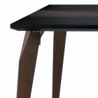 Tavolo da Pranzo Piano in Mdf con Inserto Superiore Made in Italy - Abisso Viadurini