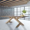 Tavolo da Pranzo Rovere Massello Disponibile con Vari Bordi Made in Italy – Boromir