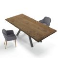 Tavolo di Design in Legno e Acciaio Fino a 12 Posti Made in Italy – Settimmio