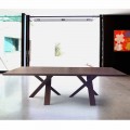 Tavolo di design moderno in legno 240x120cm made in Italy Tree