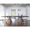 Tavolo di design moderno in legno 270x120cm made in Italy Tree