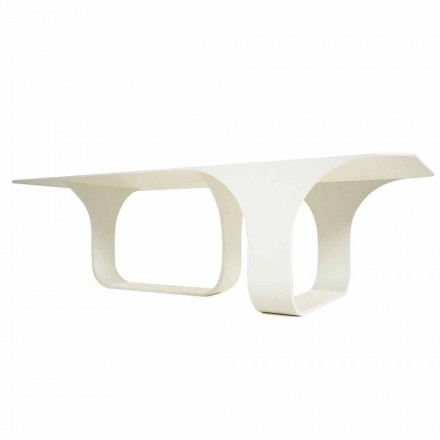 Tavolo di moderno design prodotto in Italia, Mirabello Viadurini