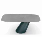 Tavolo Fisso con Piano a Botte in Laminato Made in Italy - Pantaloni Viadurini