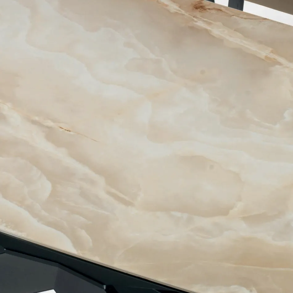 Tavolo Fisso in Ceramica in Diverse Finiture e Misure Made in Italy - Grotta  Viadurini