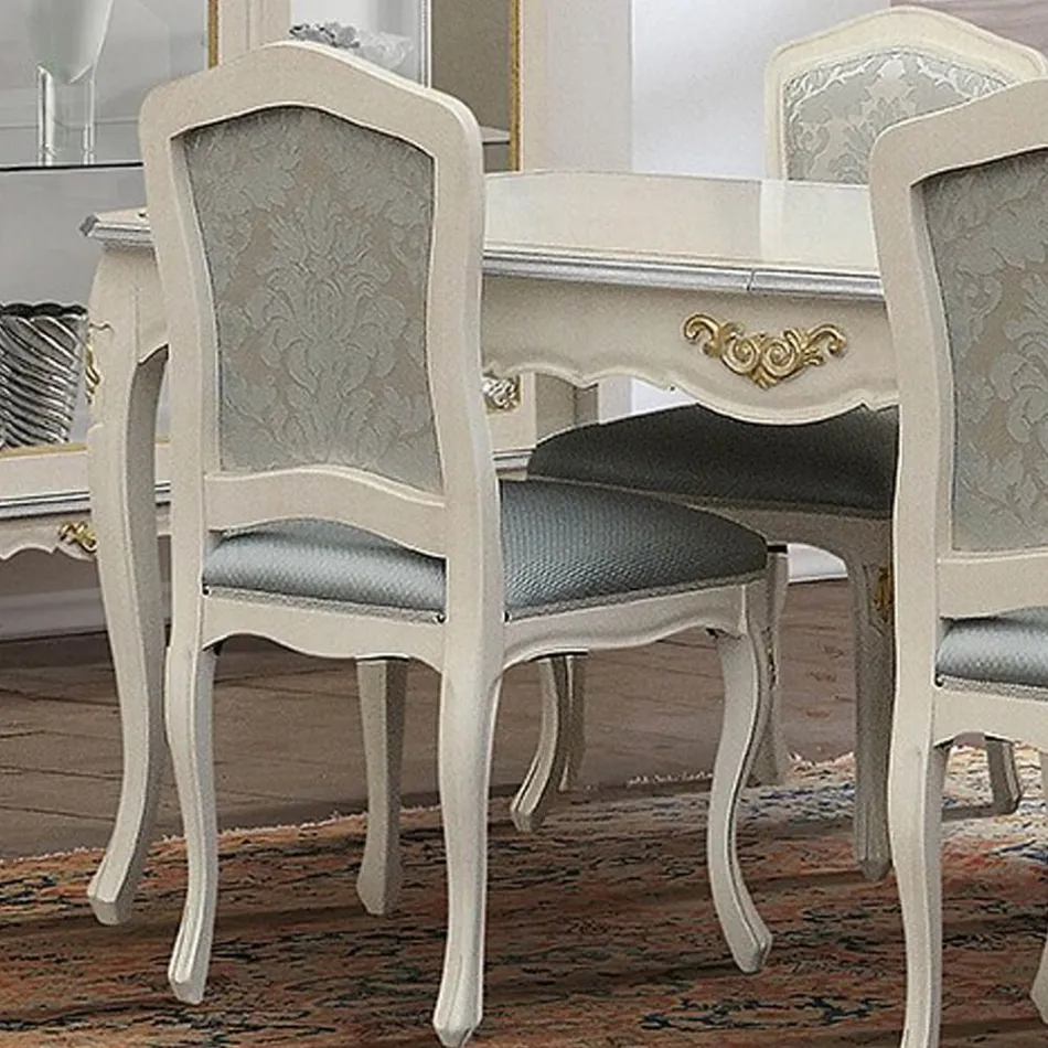 Tavolo in Legno Allungabile 280 cm Stile Classico Made in Italy - Majesty Viadurini