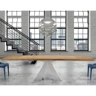 Tavolo in Legno Allungabile fino a 300 cm Moderno Made in Italy - Dalmata  Viadurini