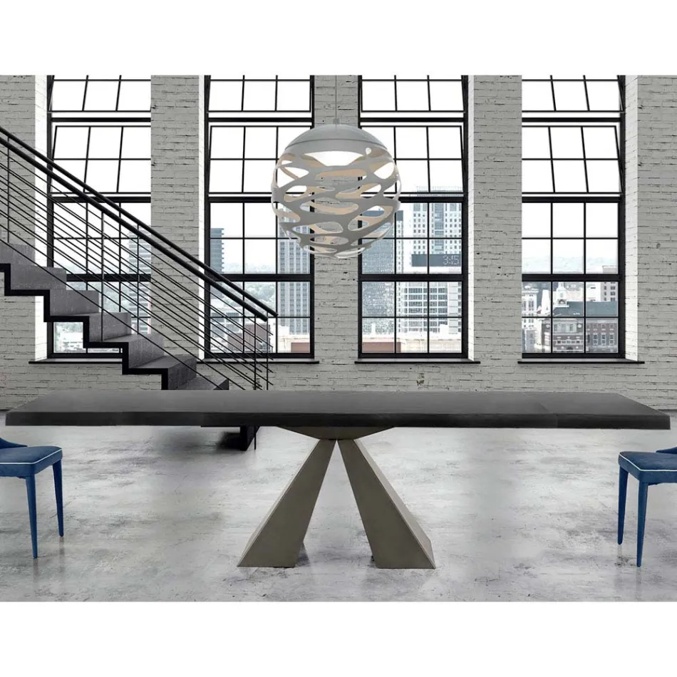Tavolo in Legno Allungabile fino a 300 cm Moderno Made in Italy - Dalmata  Viadurini