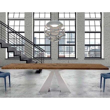 Tavolo in Legno Allungabile fino a 300 cm Moderno Made in Italy - Dalmata  Viadurini