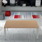 Tavolo in Legno Impiallacciato Allungabile fino a 325 cm Made in Italy – Settanta Viadurini