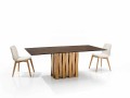Tavolo in vetroceramica di moderno design fatto in Italia, Egisto