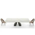 Tavolo Moderno Allungabile Fino a 278 cm in Ceramica Made in Italy – Dalmata Viadurini